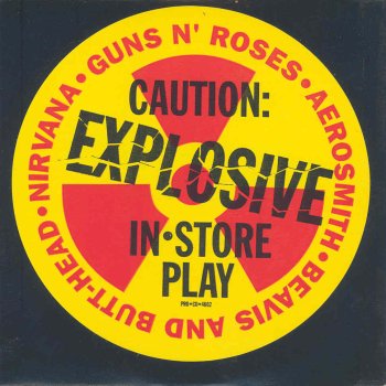 Nirvana Caution:Explosive instore play - cover