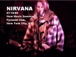 Nirvana New Music Seminar - DVD menu