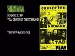 Nirvana Vera - DVD menu