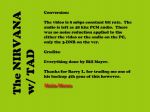 Nirvana Iguana's #1 - DVD menu