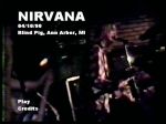 Nirvana Blind Pig #2 - DVD menu