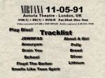 Nirvana Astoria Theatre #1 - DVD menu