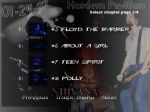 Nirvana Hordern Pavilion - DVD menu