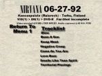 Nirvana Ruisrock - DVD menu