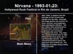 Nirvana Praça da Apoteose #1 - DVD menu