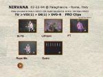 Nirvana Palaghiaccio #1 - DVD menu